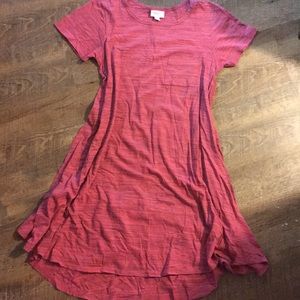 Pink Carly w/ black micro stripe